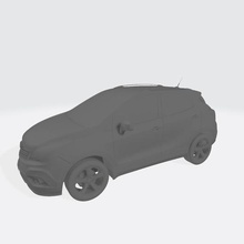 opel mokka 2013 art cars carmodel vehicle printable automotive car model detailed stl obj 3d print model - Mito3D