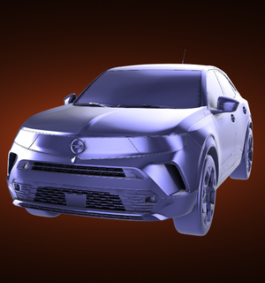 opel mokka e-hybrid automobile car vehicle rally race sports derby turbo top speed 3d print model - Mito3D