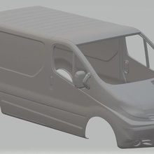 opel monavo imprimible cuerpo van juego el mono furgoneta ranura scalextric shell rc radio monitoreo coche tamiya miniz 1-10 1-32 1-18 1-24 3d print model - Mito3D