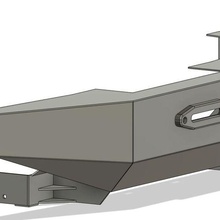 opel monterey parachoque 3d print model - Mito3D