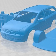 opel vectra caravana 2002 imprimível carro jogos fenda escalextrico Tamiya rc miniz passatempo micro 3d print model - Mito3D