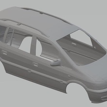 opel zafira imprimable corps de la voiture jeu le saphir fente système scalextric sport shell rc radio surveillance tamiya miniz 1-10 1-32 1-18 1-24 3d print model - Mito3D