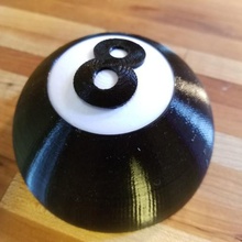 open 8 ball separate colors game 8ball arduino uno magic8ball toys toy 3d print model - Mito3D