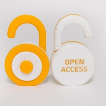 open access logo art dual extrusion lock source signs logos 3d print model - Mito3D