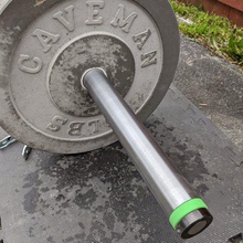 open barbell 7ft olympic home 3d print model - Mito3D