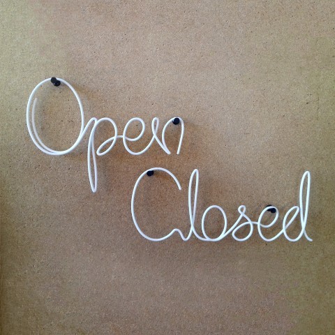 open closed art shop store bar restaurant 3D print model - Mito3D