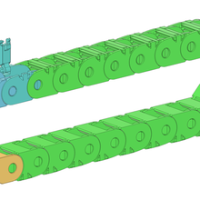open drag chain tool mechanics 3d print model - Mito3D