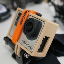 open gopro hd camera mount various holder 3d print model - Mito3D