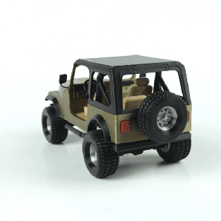 ouvert jeep cj7 séparé hard top renégat 4wd 4x4 voiture cj cow boy modèle trousse route rubicon échelle jouet Véhicules 3d print model - Mito3D