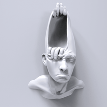 açık zihin 3 boyutlu Sanat modern heykel 3d print model - Mito3D