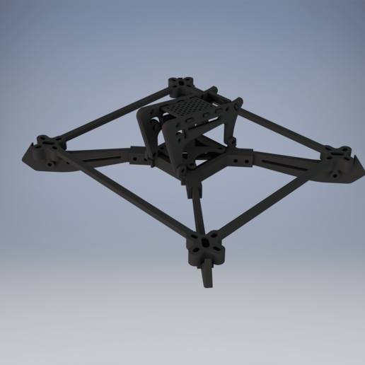 aprire rc race drone vari 5 pollici bando bambino brushless baldacchino racing telaio leggero motore vtx hobby 3D print model - Mito3D