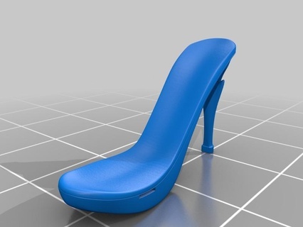 open sandal cinema 4d shoes subdivision accessories 3d print model - Mito3D