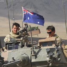 abrir fumaça descarregadores aslavo militares australiano modelo escala exército ecm Afeganistão escavador 3d print model - Mito3D