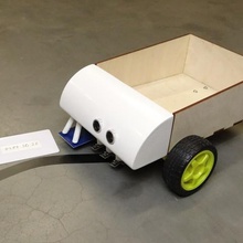 open source industrial line follower arduino rfid gadget design diy hacksterio laser cut robot robotics 3d print model - Mito3D