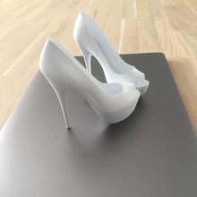 burnu açık yüksek topuklu 3d baskı platformu moda seksi ayakkabılar platform 3d print model - Mito3D
