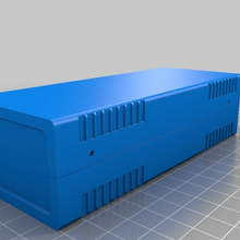 offene Tür Fall Mantel angepasst Elektronik 3d print model - Mito3D