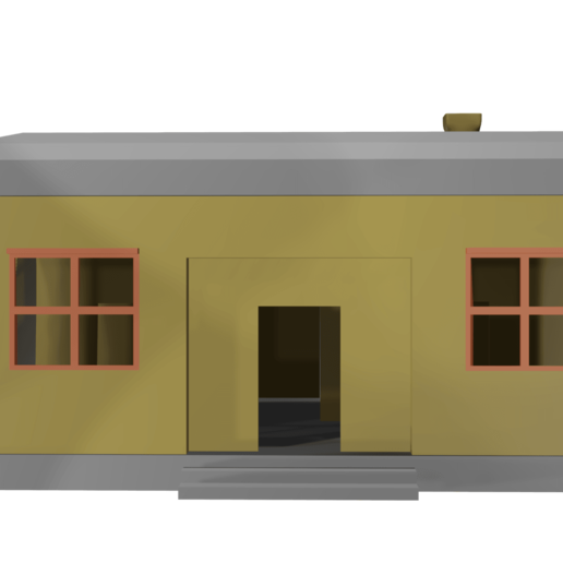 ouvert maison casa intérieur bonjour 3D print model - Mito3D