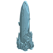 openforge - crystal shard Kulesi oyun oyuncak aksesuarları warhammer 40k wargaming masa üstü oyunlar rpg pathfinder dnd 28 mm 3d print model - Mito3D