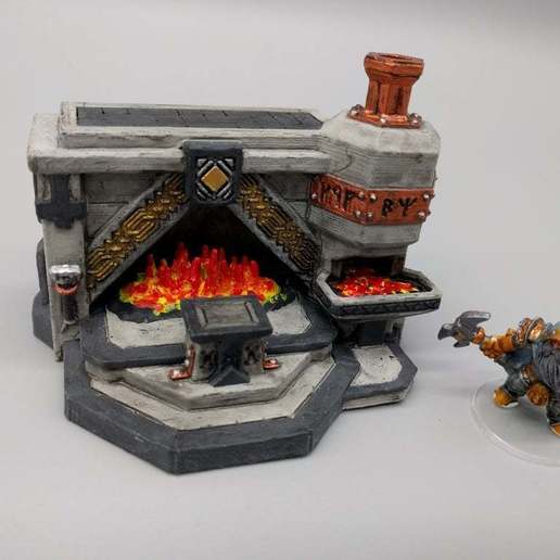 openforge - nani runeforge gioco giocattoli accessori di da tavolo rpg openlock 28mm 3D print model - Mito3D