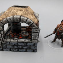 openforge - open air cooking hearth game games tabletop rpg gaming tabletp 28mm 3d print model - Mito3D