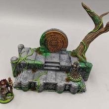 openforge - place power overgrown temple dais game toy accessories dnd 3d print model - Mito3D