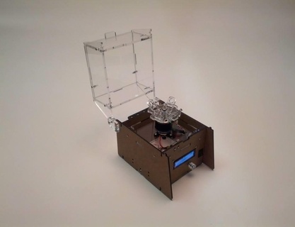 öffnenfuge Biohacking Biolab Zentrifuge öffnen flieht Hardware Quelle 3d print model - Mito3D