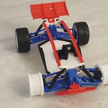 openrc truggy rollcage roll bar rinforzo 3d print model - Mito3D
