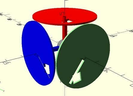 openscad axes rotations design aid engineering 3D print model - Mito3D