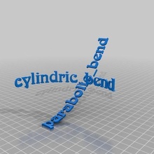openscad bend procedures 3d print model - Mito3D