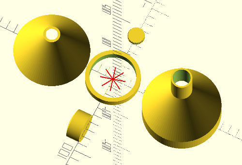openscad geometría biblioteca 3D print model - Mito3D