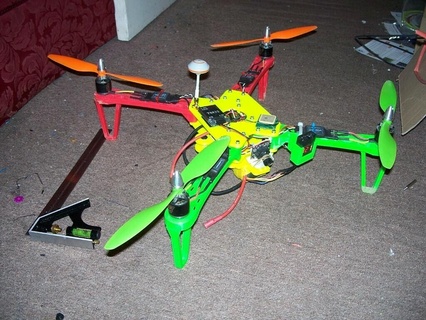 openscad cuadricóptero crossfire2 r c vehiculos 3d print model - Mito3D