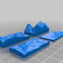 openscad terrain generation library various 3d print model - Mito3D