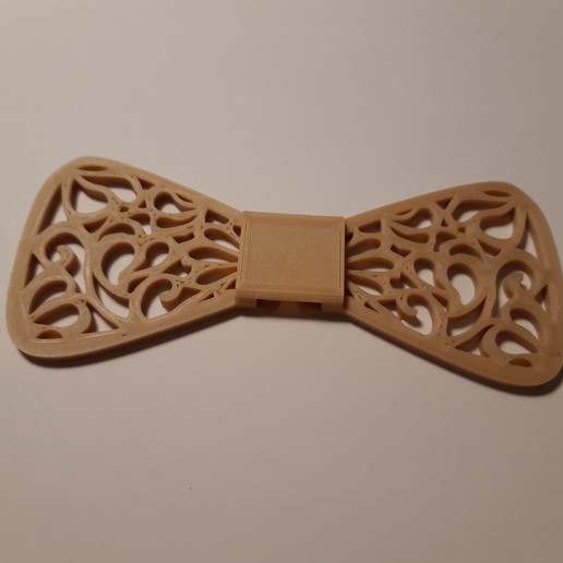 openwork bow tie fashion trend 3D print model - Mito3D