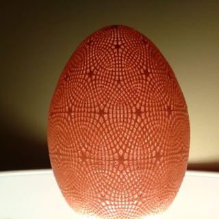 ajur Yumurta dekor Lamba mumluk dekorasyon ev Paskalya 3d print model - Mito3D