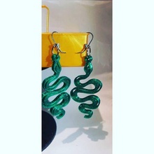 openwork snake earrings fashion 3d print model - Mito3D