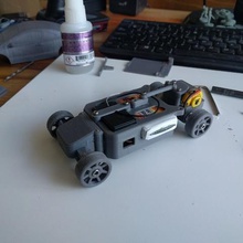 openz v16c chassis 128 3d printed rc game vehicles car radio control openrc miniz 3d print model - Mito3D