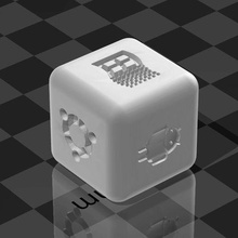 operating systems dice 3d print model - Mito3D