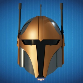 operator mandalorian helmet clone star wars beskar steel armor jedi knight sith lord stormtrooper mando mandalore cosplay custom 3d print model - Mito3D