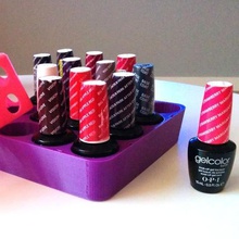 opi nail polish organizer fashion accessories nailpolish 3d print model - Mito3D