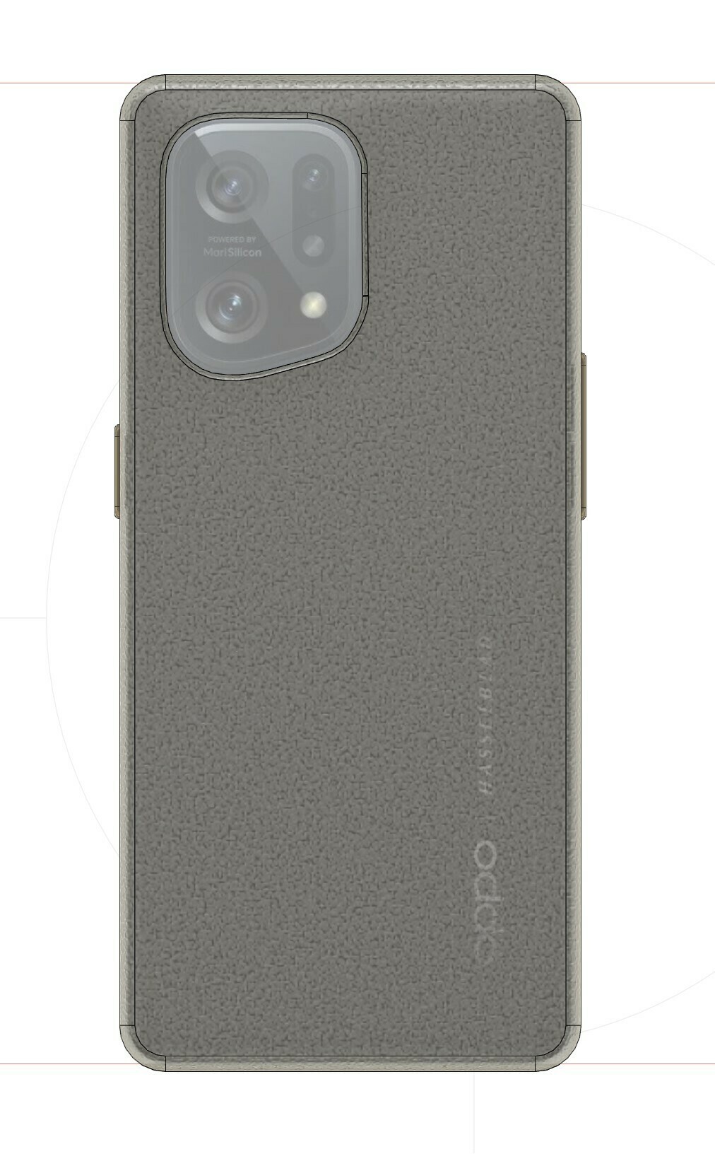 oppo find x5 case smartcase cover housing phone smartphone tpu flexible 3D print model - Mito3D