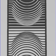 illusion d'optique - trompe-l'oeil art décoration murale trou noir 3d print model - Mito3D