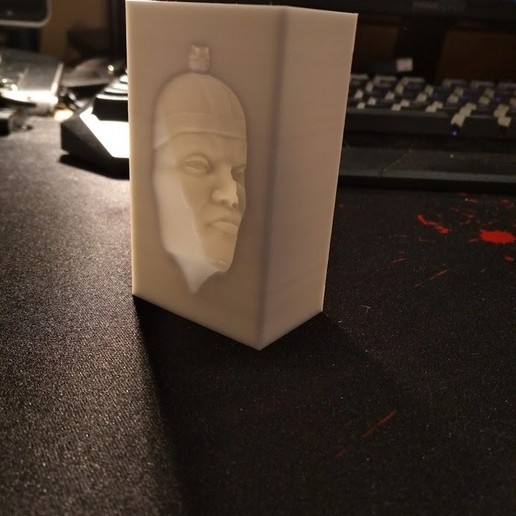 optik yanılsama yüz sanat 3d 3D print model - Mito3D