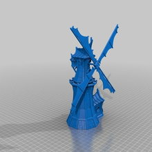 optimised fantasy windmill tabletop terrain toy 3d print model - Mito3D