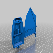 optimiste canot manifestation fins art encadrement aide voile mer enseignement l'eau modèles 3d print model - Mito3D