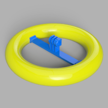 optimized floating mount gopro float fun swimming water pool lake sea play film 3d print model - Mito3D