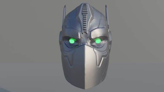 optimus ursprünglich Maske vierzehn Schlacht geprüft mgtreasurechest 3d print model - Mito3D