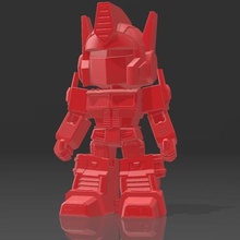 optimus prime chibi'nin hareket oyun transformers oyuncak oyunlar bumblebee bükülebilir autobot 3d print model - Mito3D