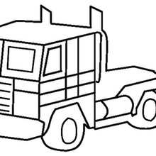 Optimus kamyon transformatörler kurabiye kesici 3d print model - Mito3D