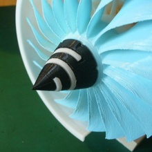 3 isteğe bağlı spinner jet motoru-biriktirme aracı spiral 3d print model - Mito3D