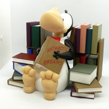 opus various bloom county penguin 3d print model - Mito3D